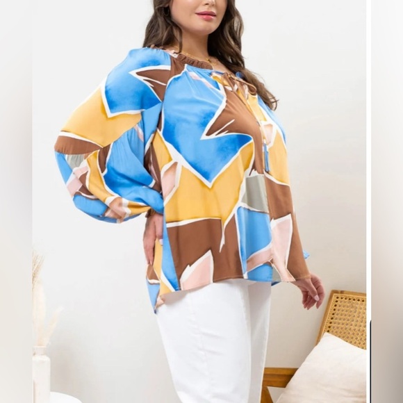 Perch by Blu-Pepper Peasant Blouse - Picture 2 of 11